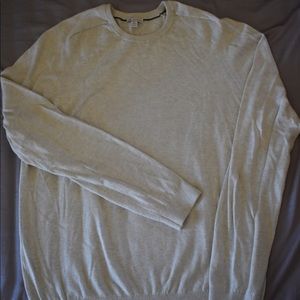 Men’s Cream GAP Cotton Cashmere Sweater Size XL